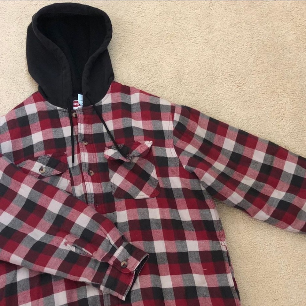 Wrangler Premium Quality Hooded Flannel